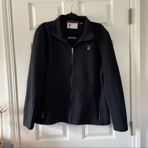 Spyder Core Sweater Soft Shell Women’s Black Jacket Sz XXL